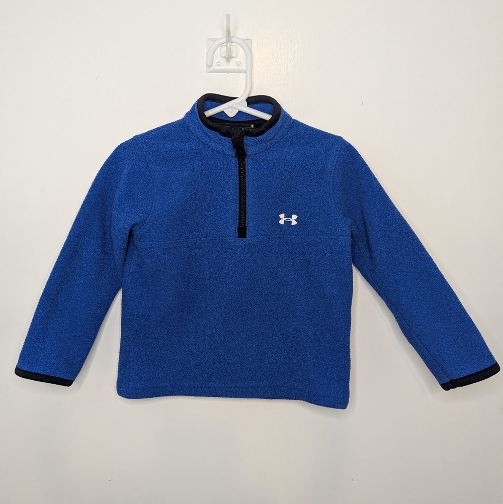 Under Armour Little Boys Heathered 1/4-Zip Fleece Sweater Size 2T